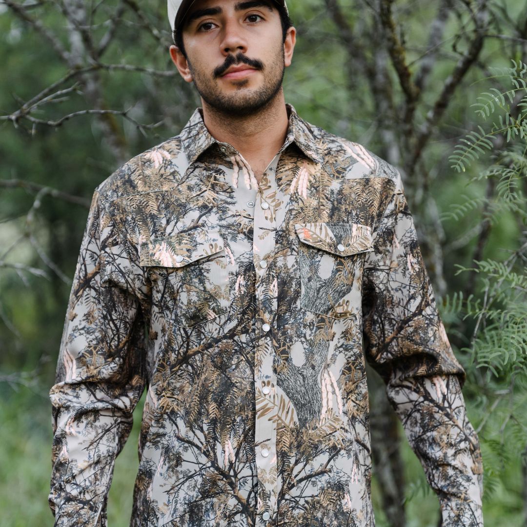 Mesquite Camo Pearl Snap
