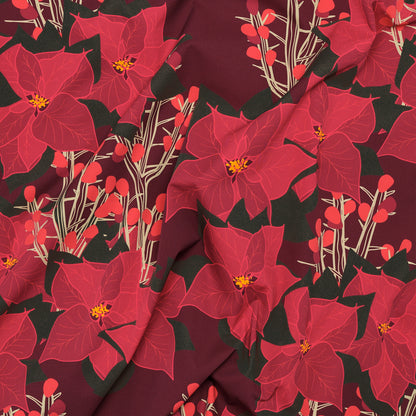 Poinsettia Pearl Snap
