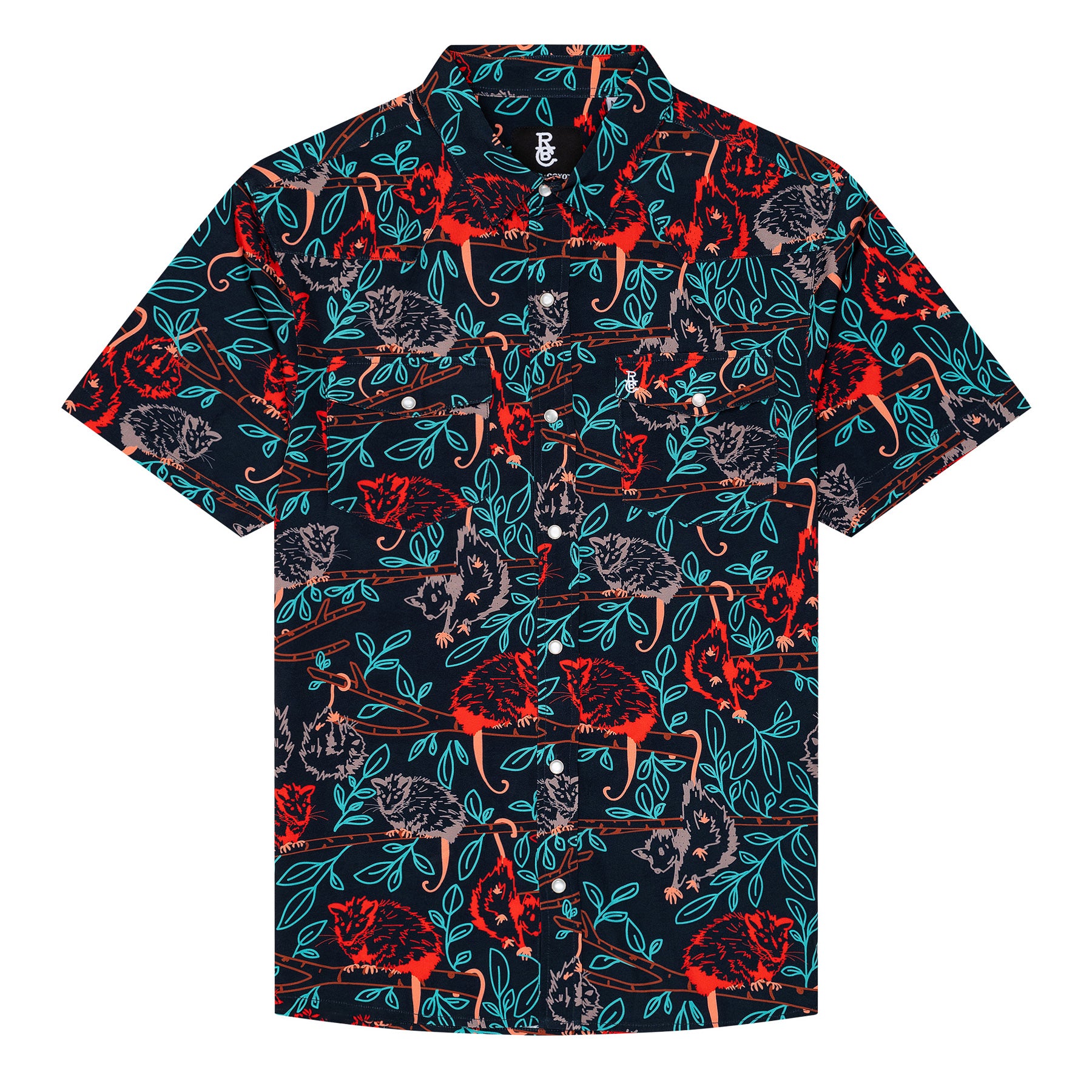 Possum Kingdom Western Pearl Snap Shirt - Raised by Coyotes Wholesale