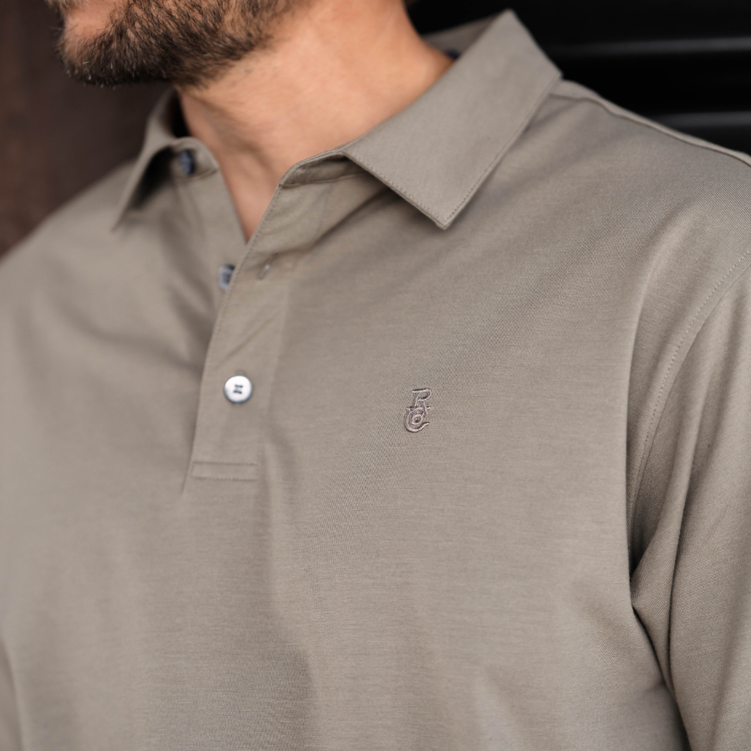 Sage Cotton Blend Polo