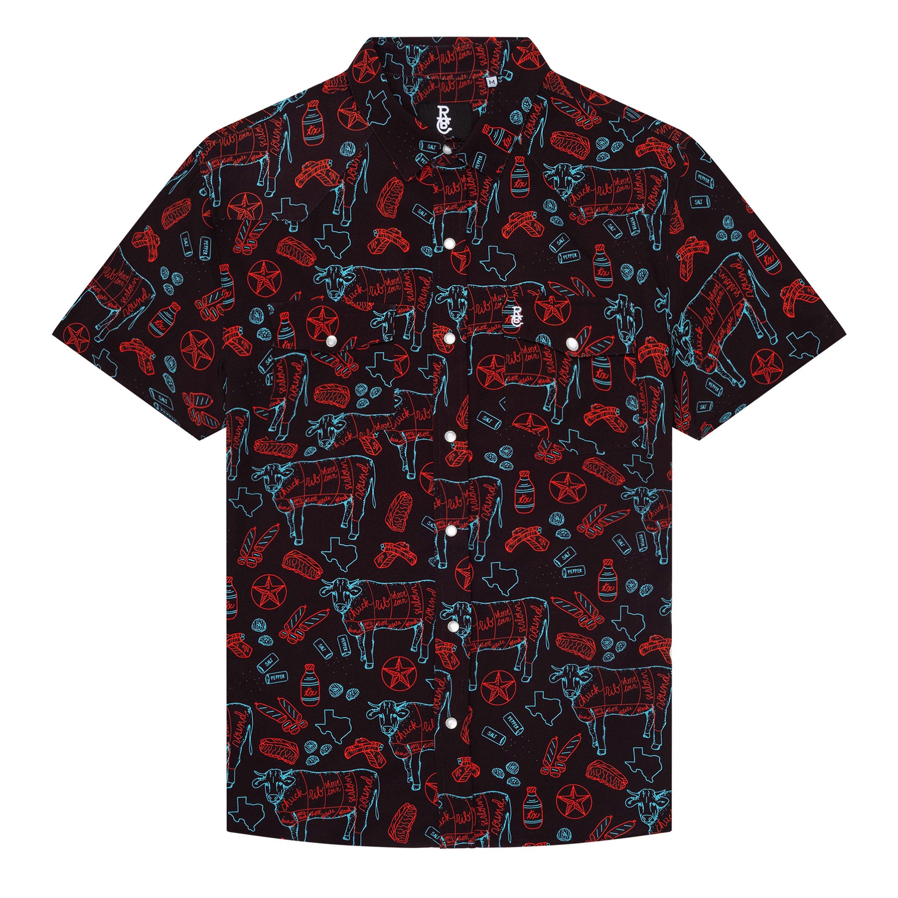 Texas BBQ Nights Pearl Snap