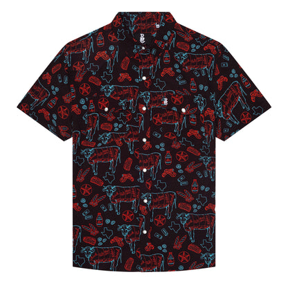 Texas BBQ Nights Pearl Snap