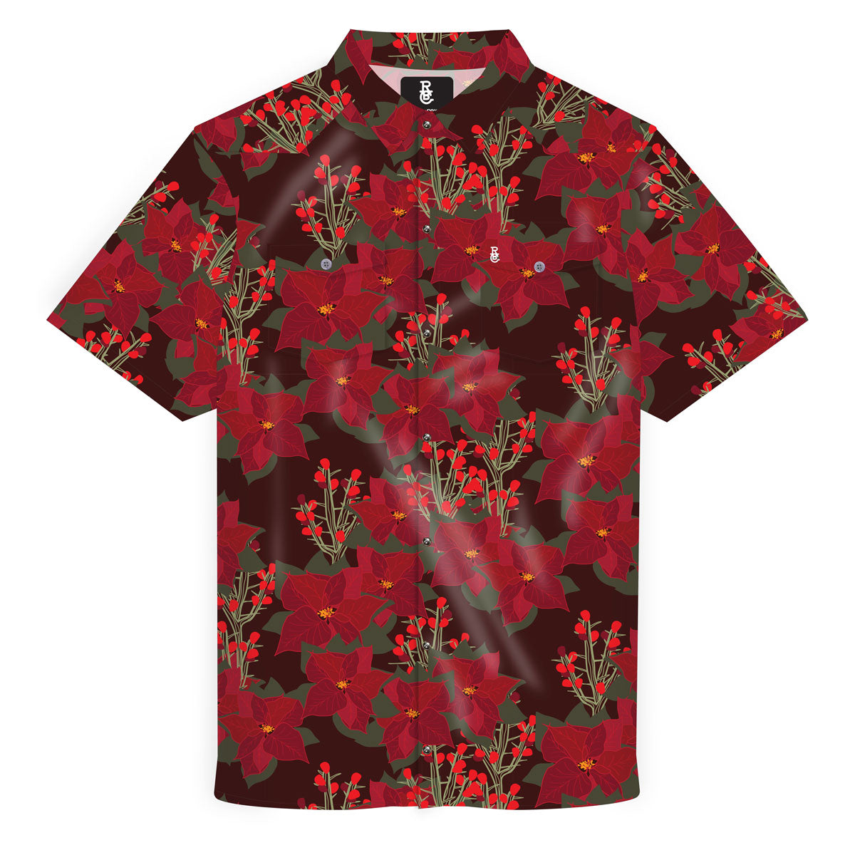 Poinsettia Pearl Snap