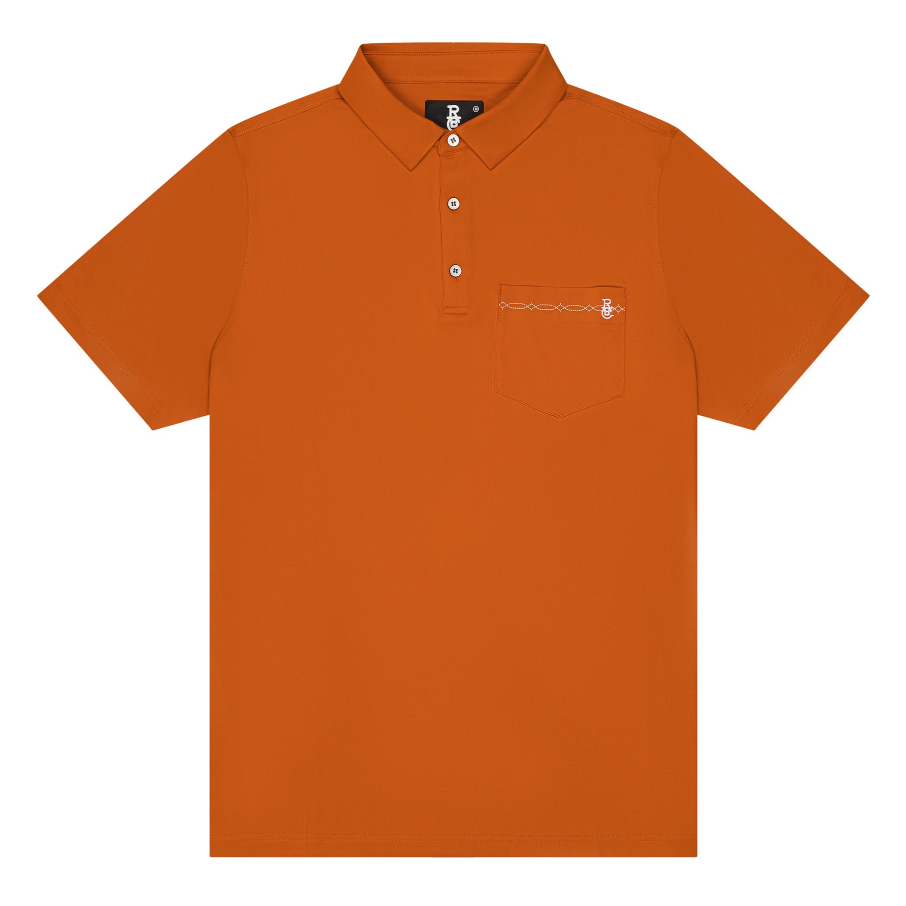 Texas Orange Bootstitch Pocket Polo