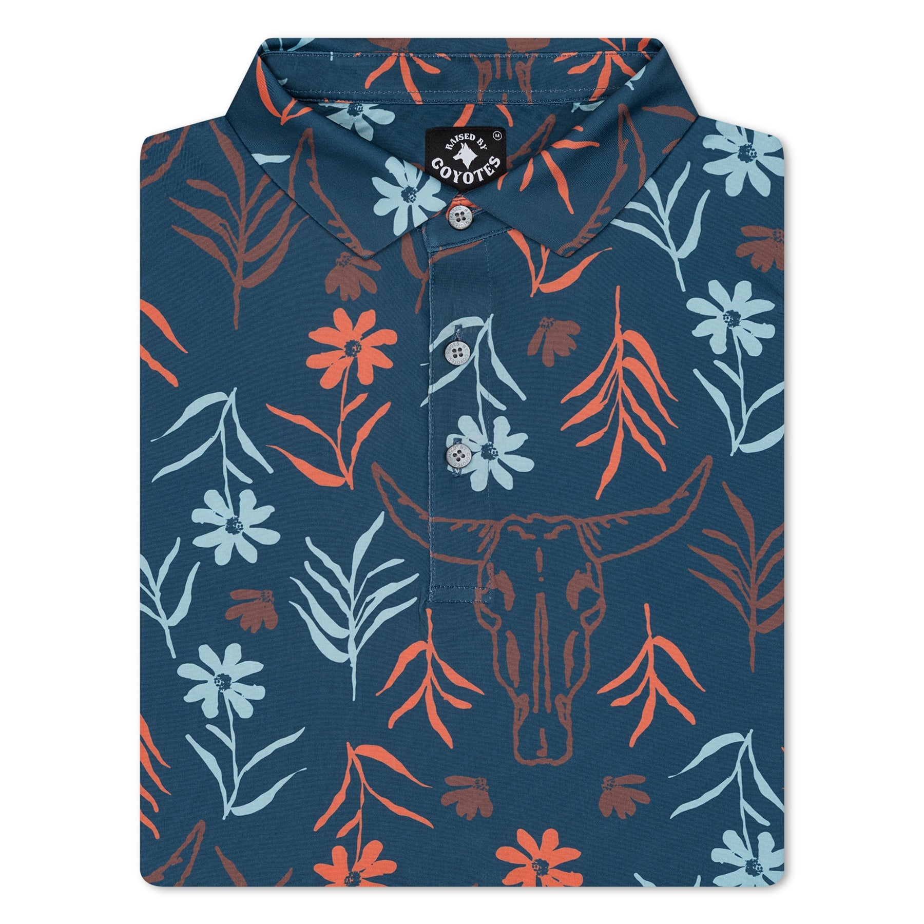 Skulls and Daisies Polo