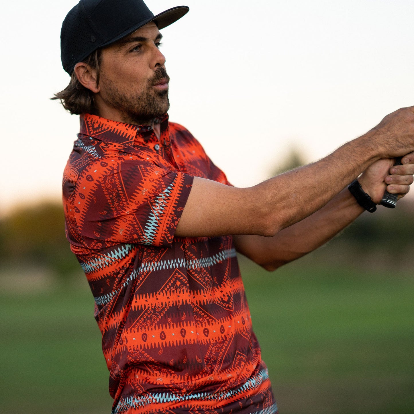 Sunset Bandana Polo